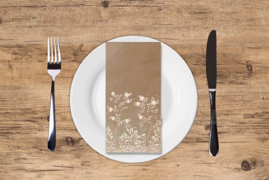 Forest Guest Napkin. Neutral