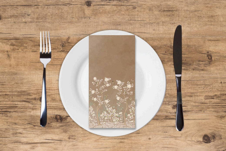 Forest Guest Napkin. Neutral