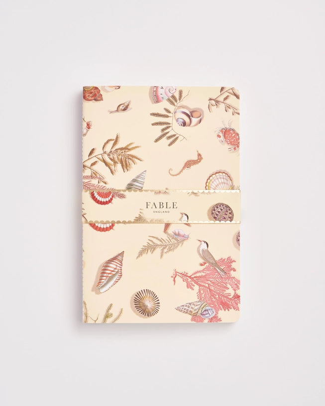 Whispering Sands Notebook, Set of 3| Fable England