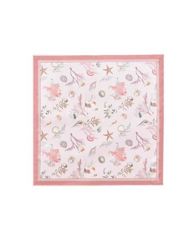 Whispering Sands Lotus Scarf, Pink| Fable England