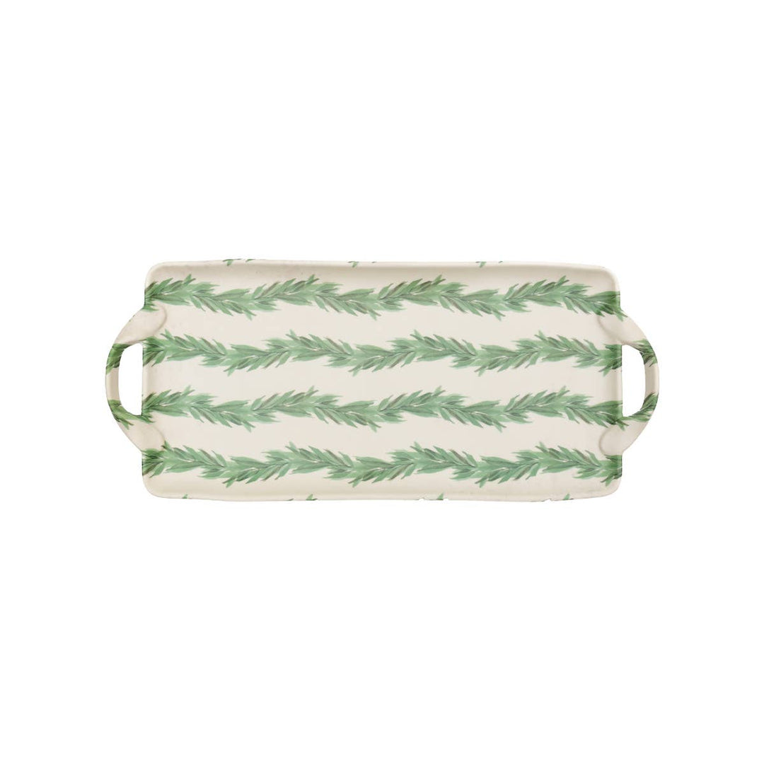 Leaf & Stem Melamine Tray