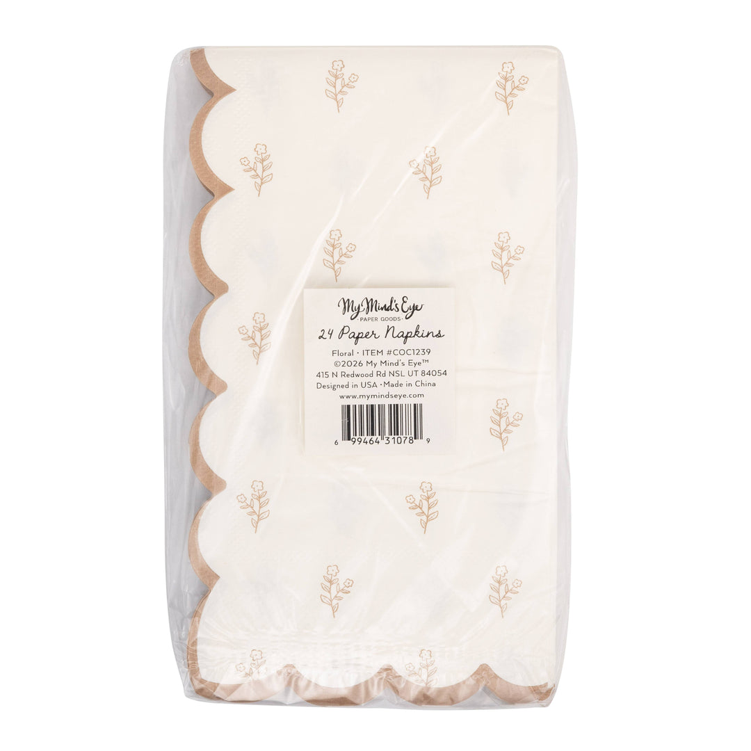 Cottontail Floral Dinner Napkin
