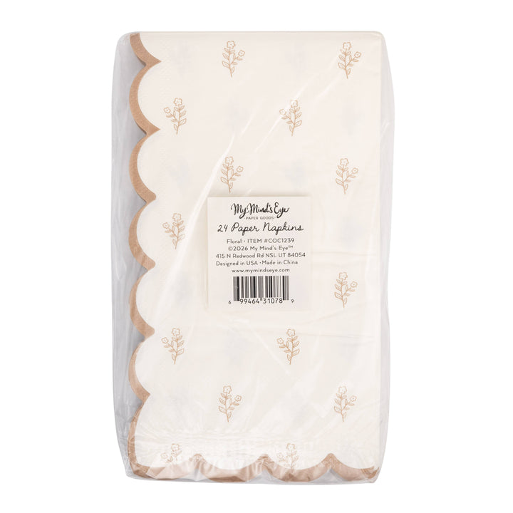 Cottontail Floral Dinner Napkin