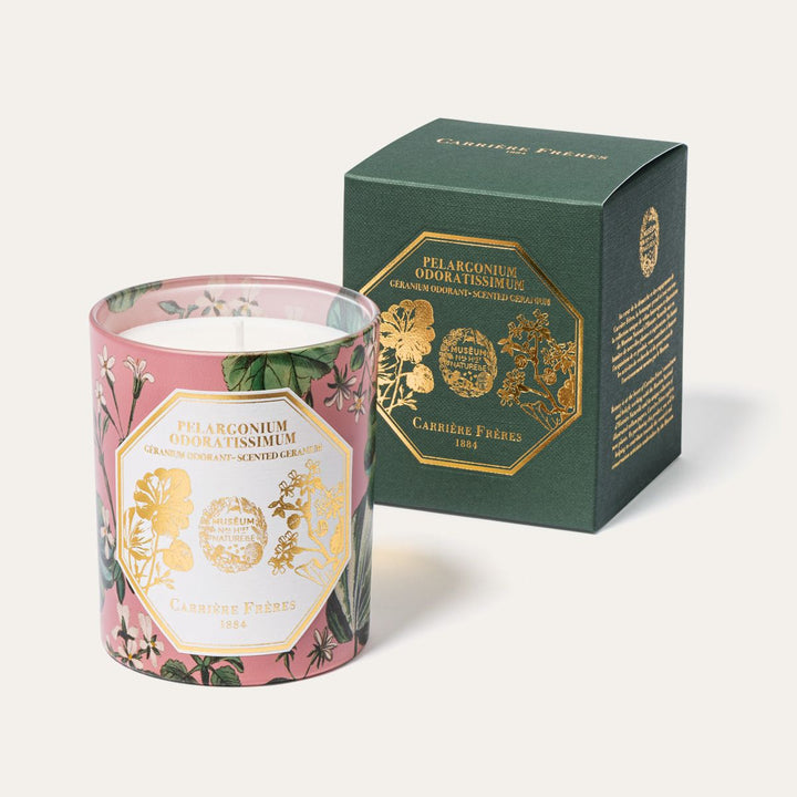 Geranium Candle | Carrière Frères