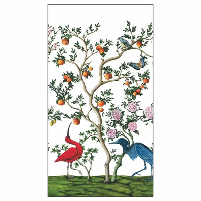 Bird & Branch Chinoiserie Guest Towels, S/15