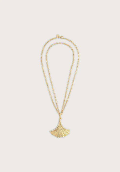 Gingko Pendant Necklace | Anabel Aram
