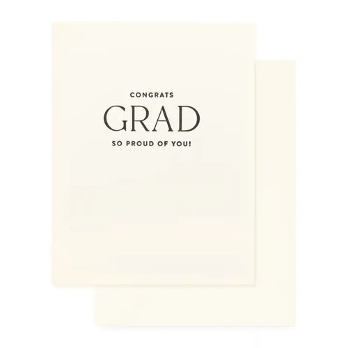 "Congrats Grad" Card | Sugar Paper