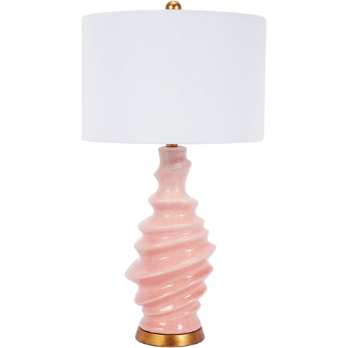 Delilah Blush Pink Table Lamp | Old World Design