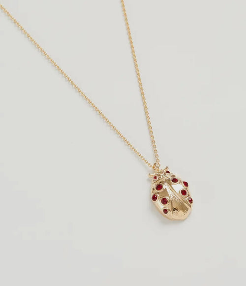 Ladybug Long Necklace | Fable England