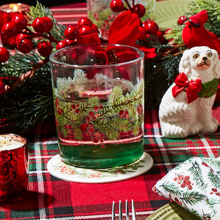 Merry Berry Double Old Fashioned Glasses, S/4