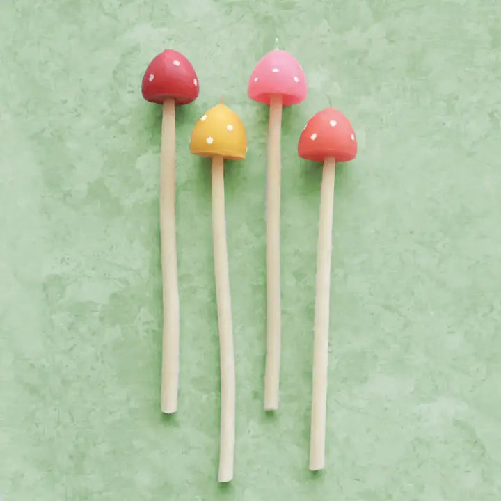 Beeswax Mushroom Candles