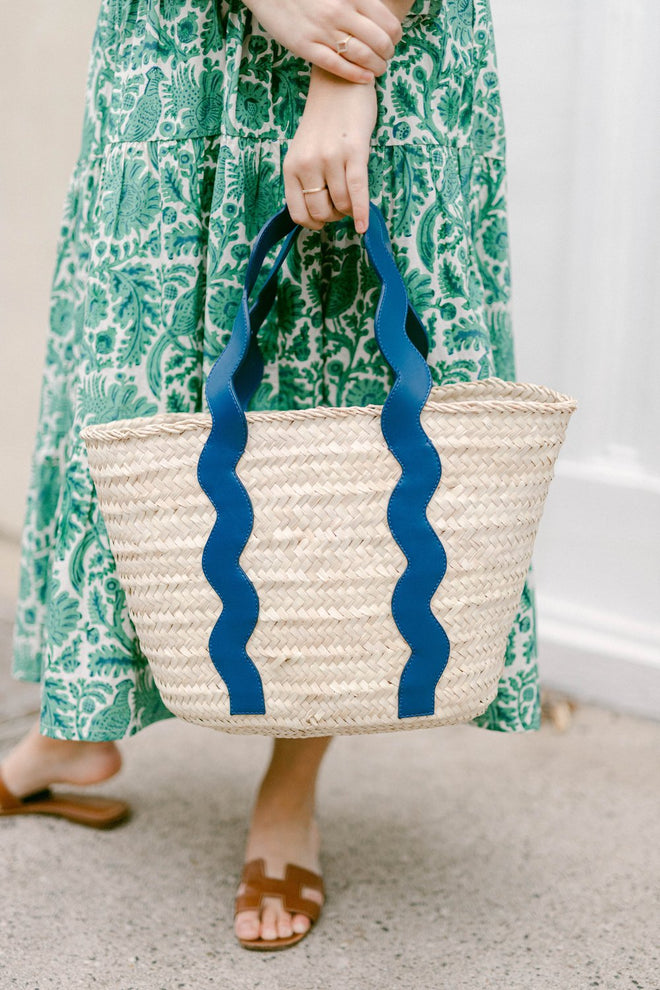 Ridgely Tote, Navy | Breck and Grier