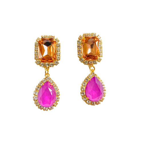 Jewel Drop Earrings | The Pink Reef
