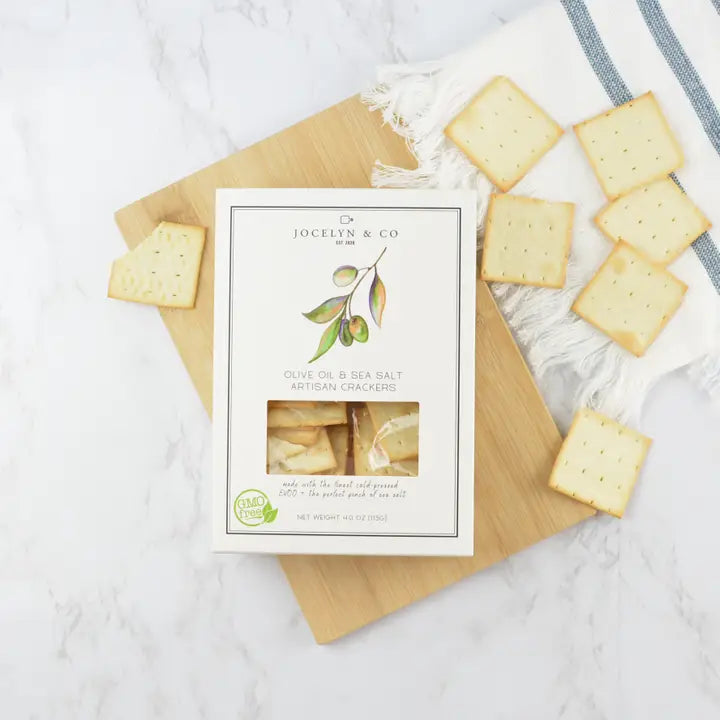 Olive Oil & Sea Salt Crackers