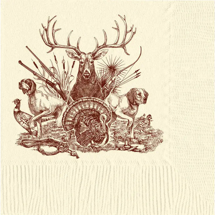 "On The Hunt" Beverage Napkins, S/20 | Alexa Pulitzer