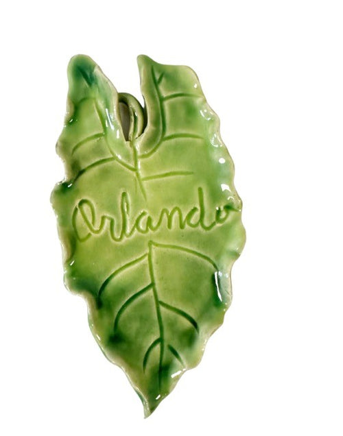 "Orlando" Custom Pottery in Green | Kass O'Brien