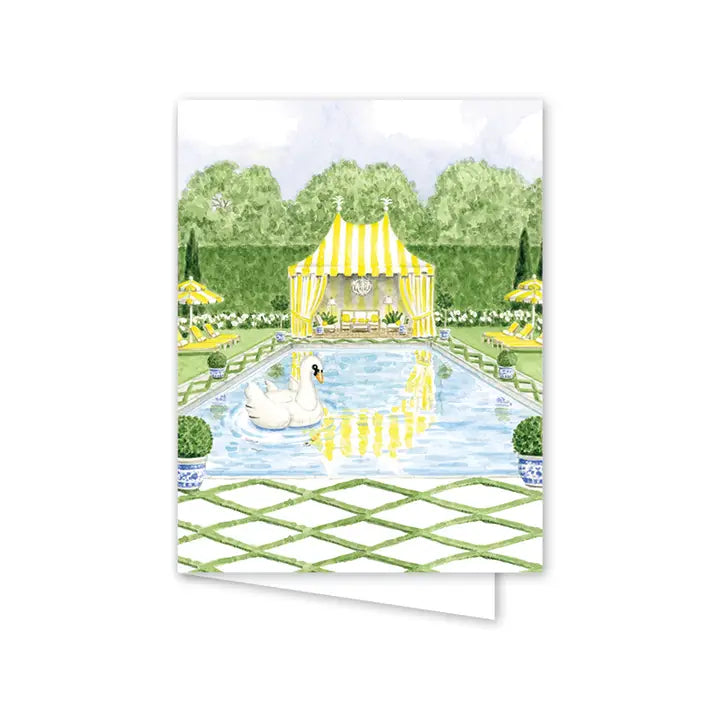 Poolside Cabana Note Cards, S/8 | Dogwood Hill