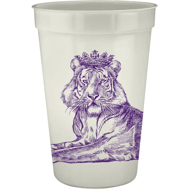 Royal Tiger Pearlized Cups, S/12 | Alexa Pulitzer