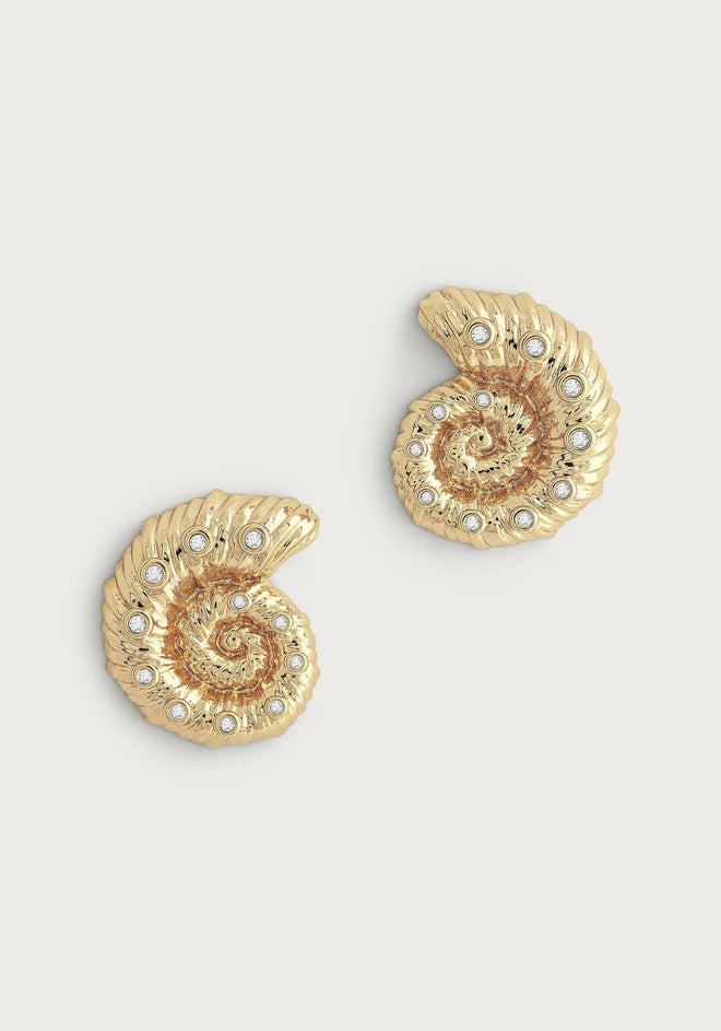 Shell Stud Earrings | Anabel Aram
