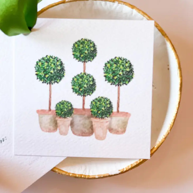 Topiary Gift Tag, S/12
