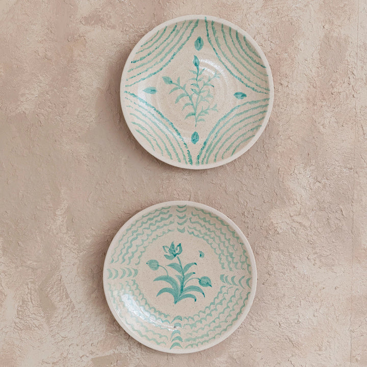 Hand painted Terracotta Wall Plate