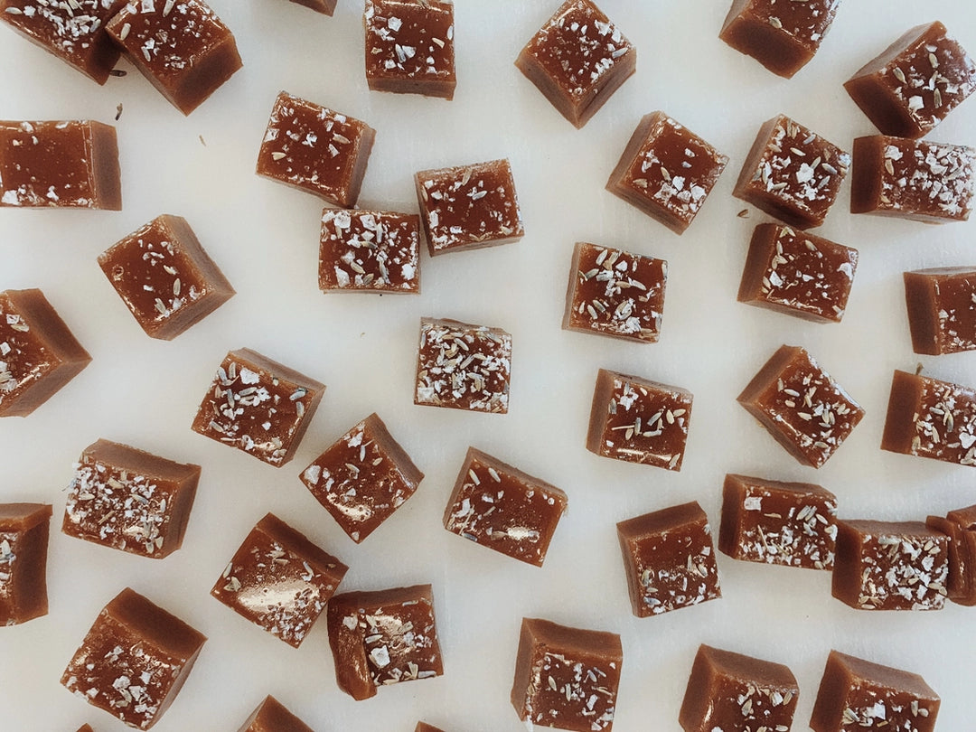 Wildflower Honey Lavender Caramels