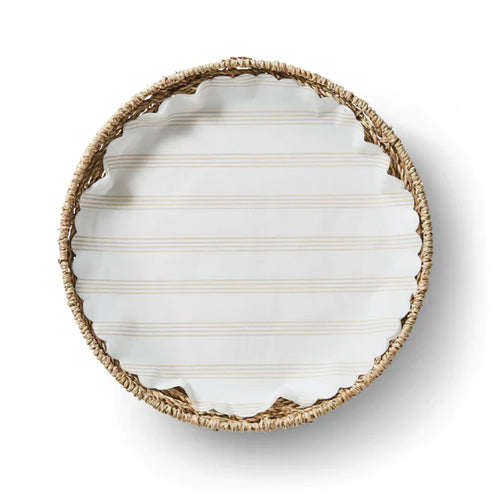 Stripe Paper Liners, Beige | Plate & Pattern