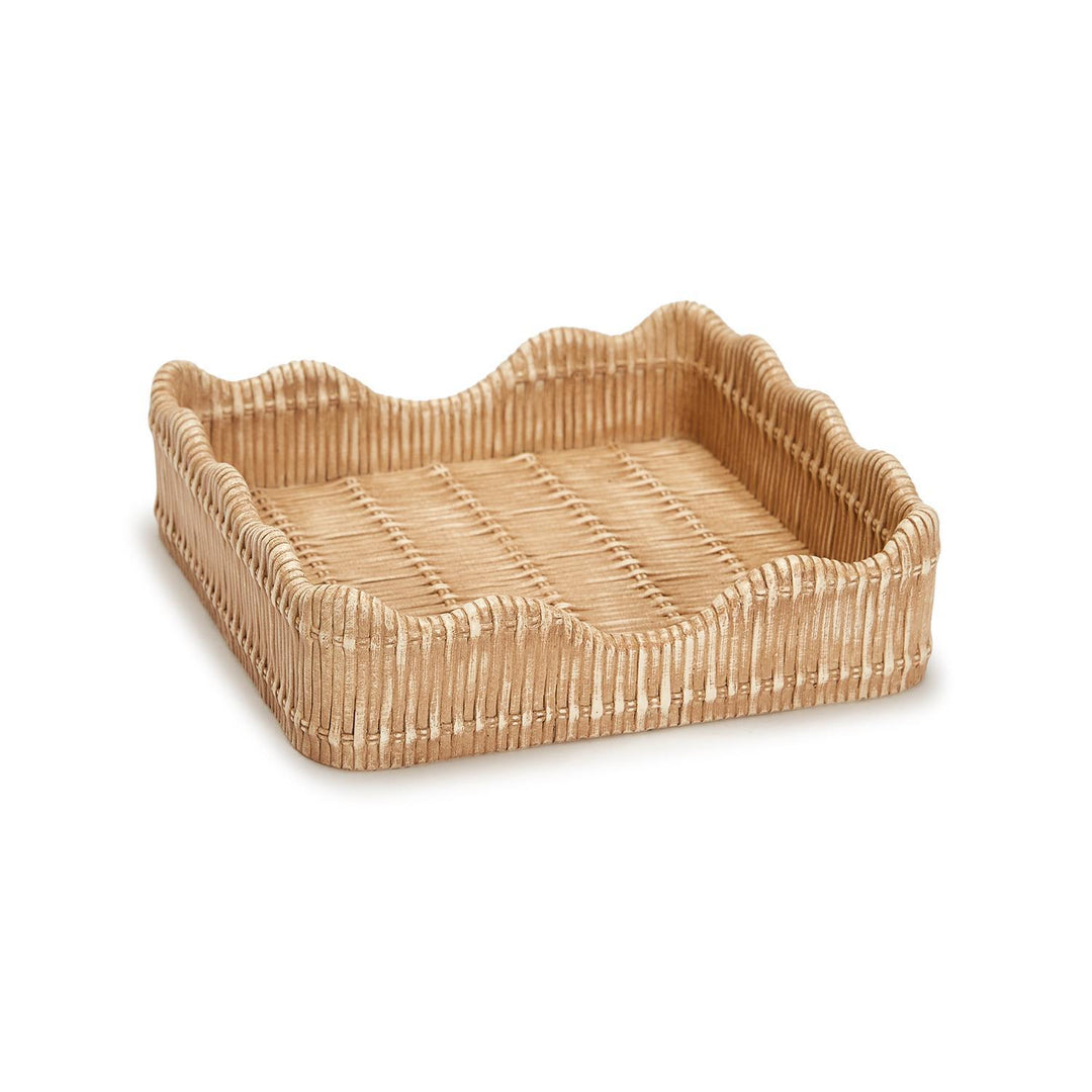 Basketweave Napkin Holder, Natural