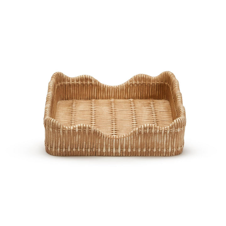 Basketweave Napkin Holder, Natural