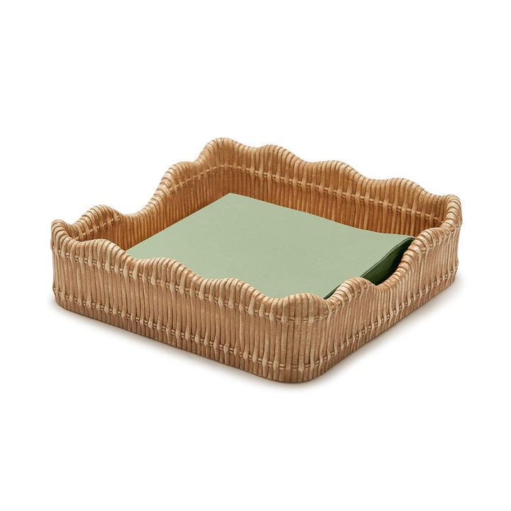 Basketweave Napkin Holder, Natural